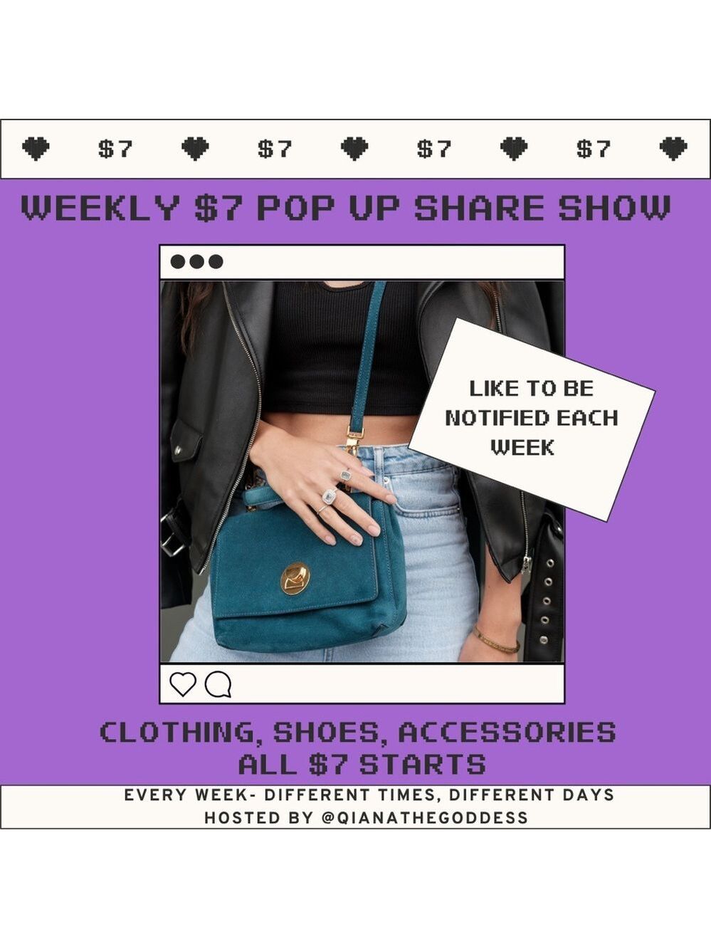 Come visit me for one of my last lives on Posh! 💜 $7 pop up @ 7:07 pm EST - Picture 8 of 9